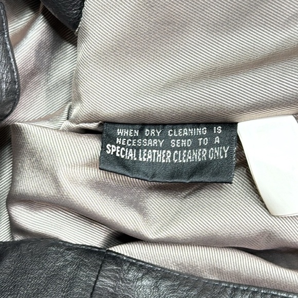 Wilson's Leather Black Button Jacket Size XL - Picture 9 of 9